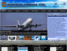 Tablet Screenshot of horizon-exp.com